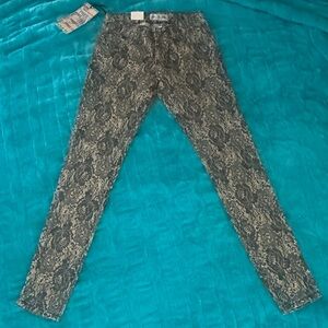Elegant Patterned Skinny Jeans
